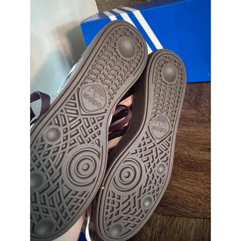 Adidas Handball Spezial W Shadow Brown Bliss Pink KH9157 Womens 8.5 NEW